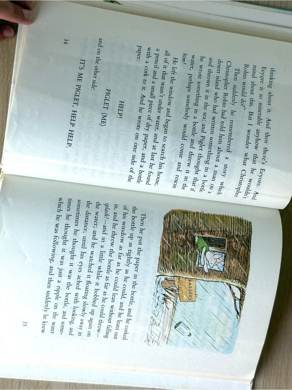 The Pooh Storybook | Hardcover A. A. Milne Vintage Baby Nursery Decor Excellent